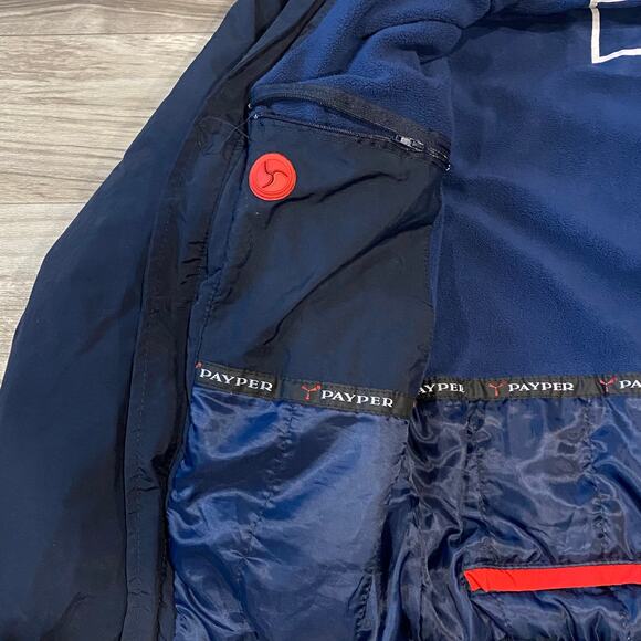 MEYDAN XS UAE Flag Dark Blue Bomber Style Fleece Lined Zip Front Jacket - Picture 6 of 14